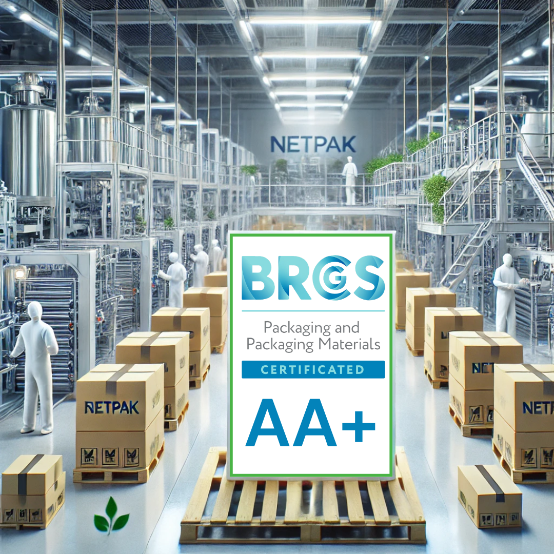 Netpak achieves BRC AA+ certification: a demonstration of our commitment to quality and sustainability